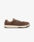 Maximinima Axis brown barefoot sneaker side profile with wide toe box and zero-drop minimalist sole