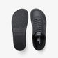Maximinima Axis black barefoot sneaker top view and outsole pattern showing flexible zero-drop sole